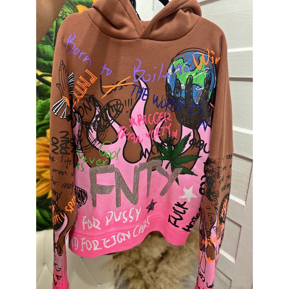 Flying Ninety Unisex Flame Hoodie